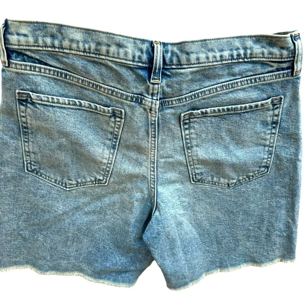 Banana Republic High-Rise Relaxed Cut Off Denim Jean Shorts Size 30